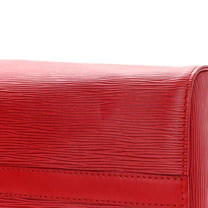 Louis Vuitton Epi Speedy 30 Castillan Red 12 of 14