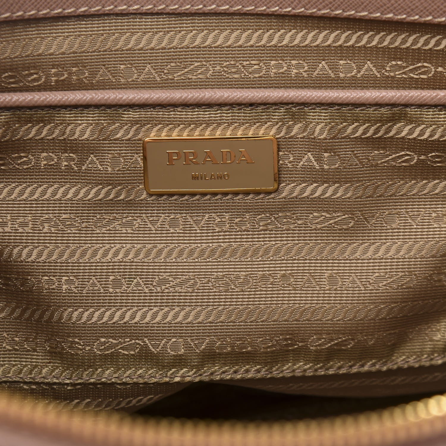 Prada Saffiano Large Galleria Double Zip Tote Cammeo 8 of 12