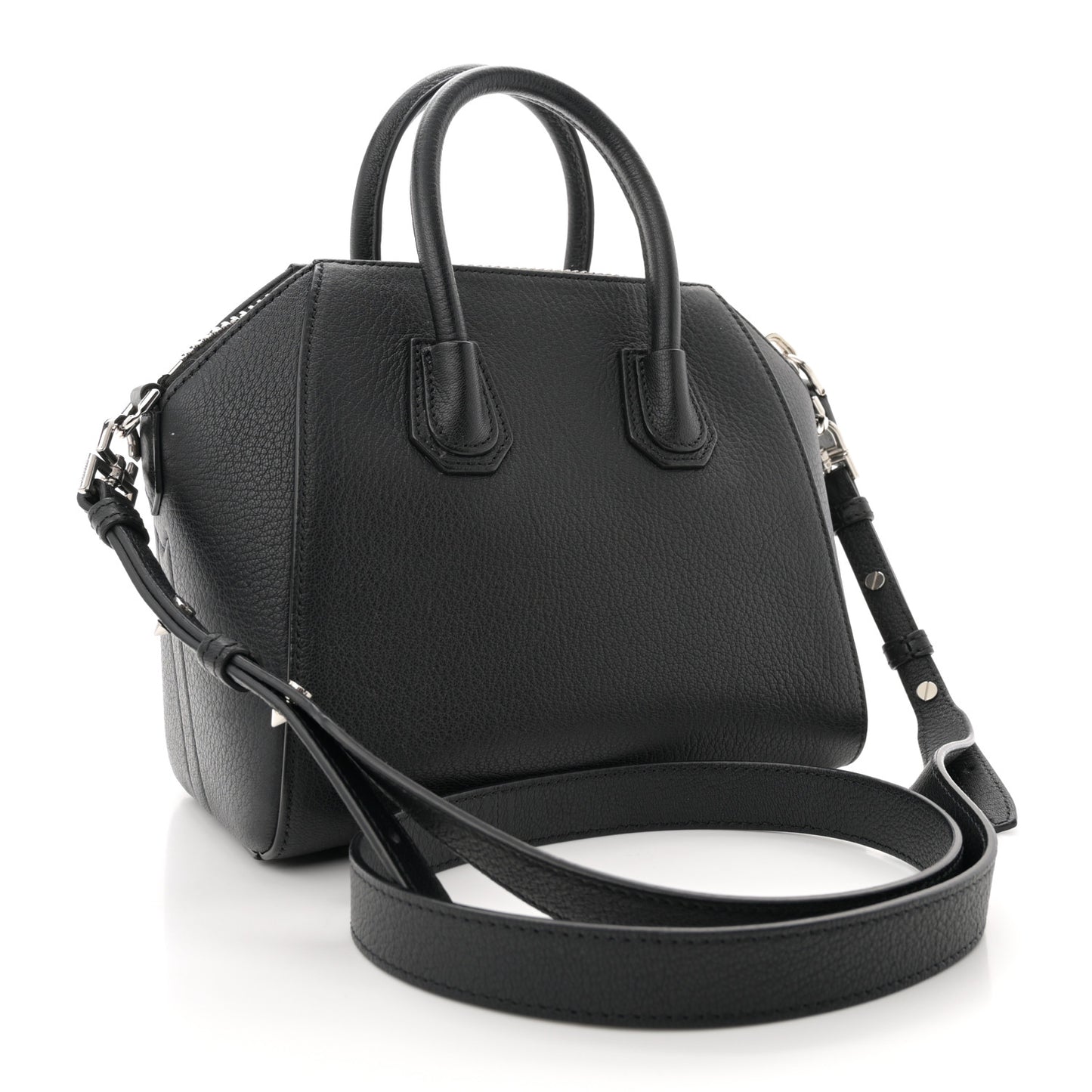Sugar Goatskin Mini Antigona Black