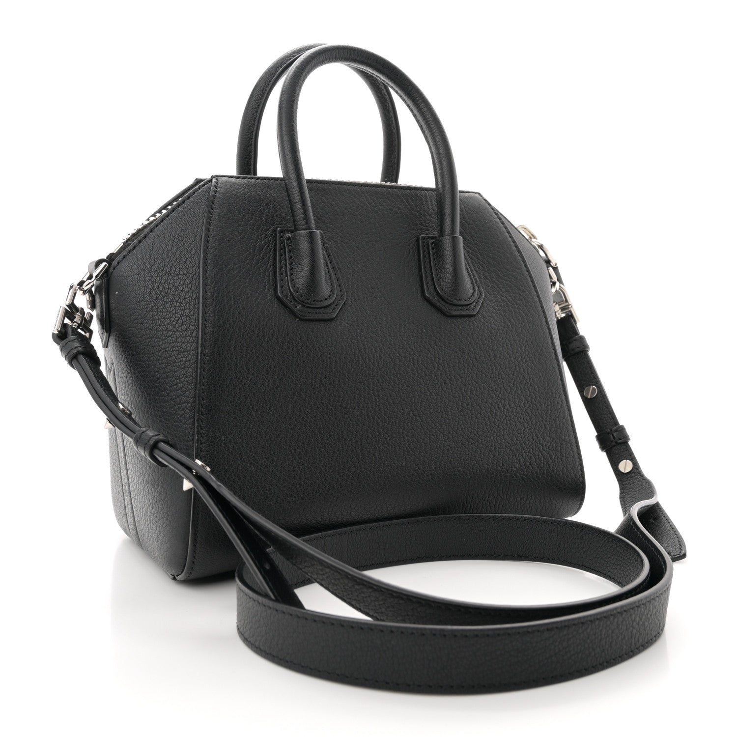 Givenchy Sugar Goatskin Mini Antigona Black 3 of 12