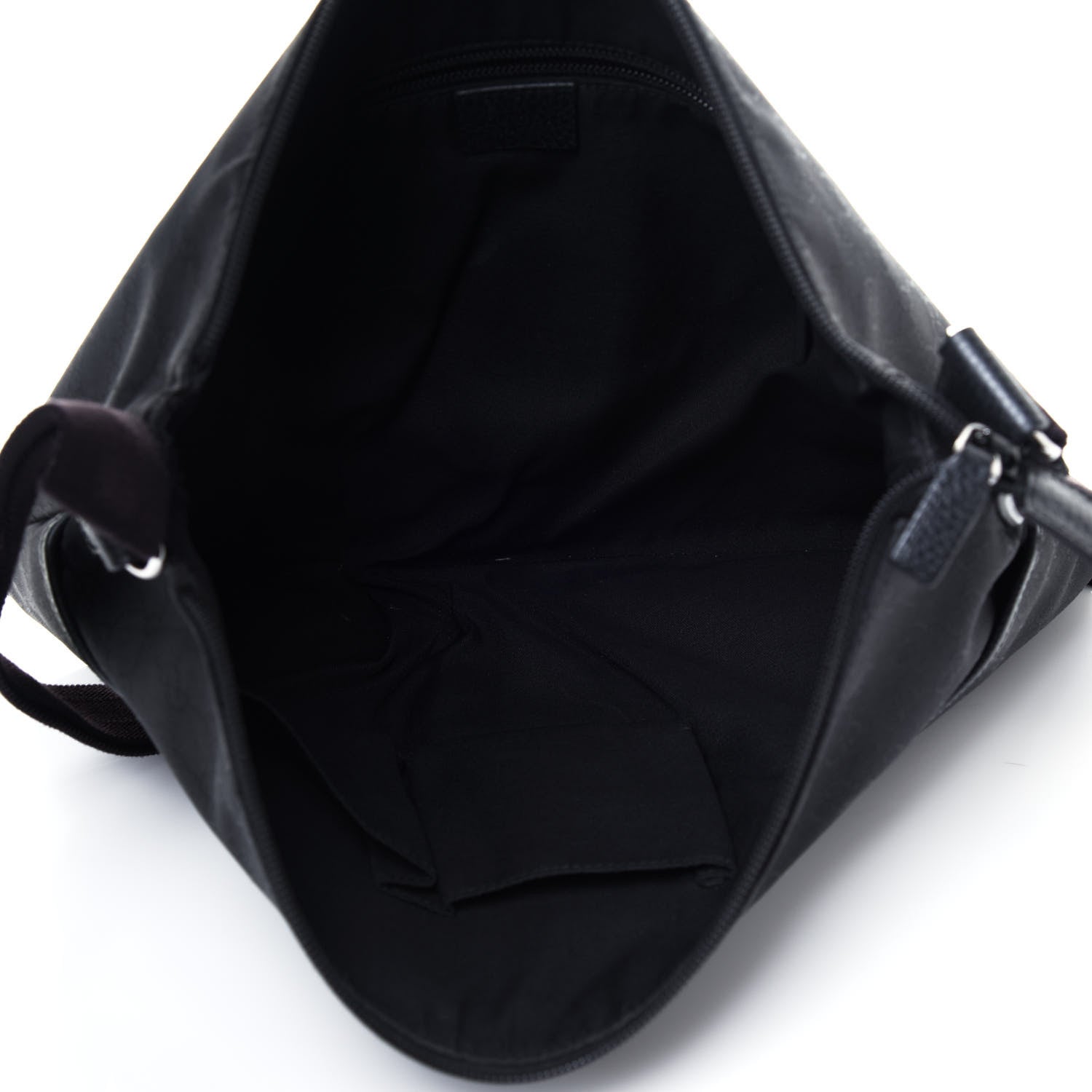 Gucci Nylon Monogram Messenger Bag Black 8 of 23