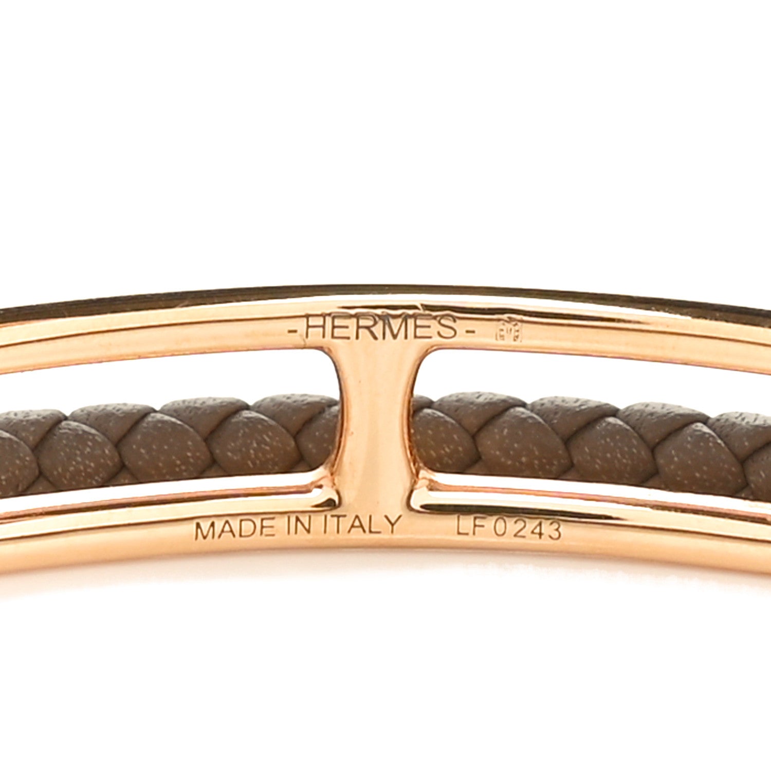 Hermes Swift Roulis Double Tour Bracelet T2 Etoupe 4 of 5