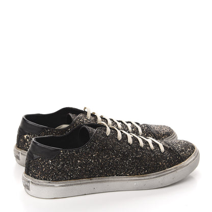 Saint Laurent Rubber Glitter Mens Bedford Low Top Sneakers 44 Multicolor 4 of 14