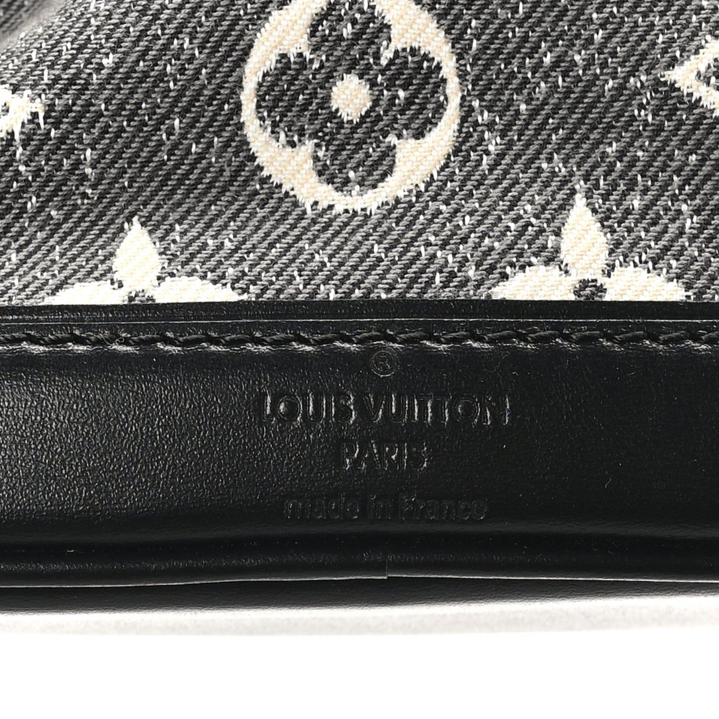 Monogram Jacquard Denim Nano Noe Bleu
