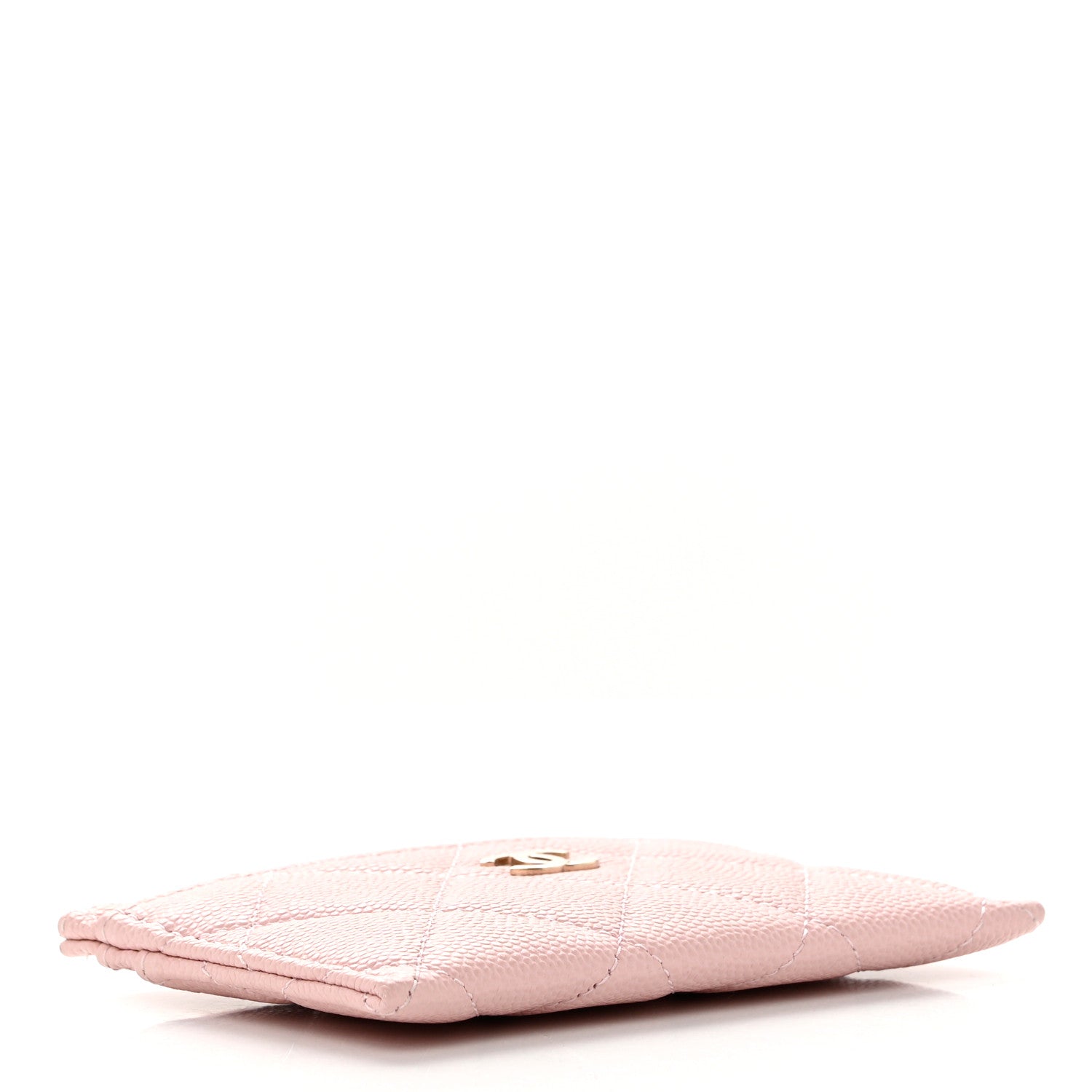 Chanel Caviar Quilted Card Holder Light Pink 4 of 9