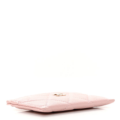 Chanel Caviar Quilted Card Holder Light Pink 4 of 9