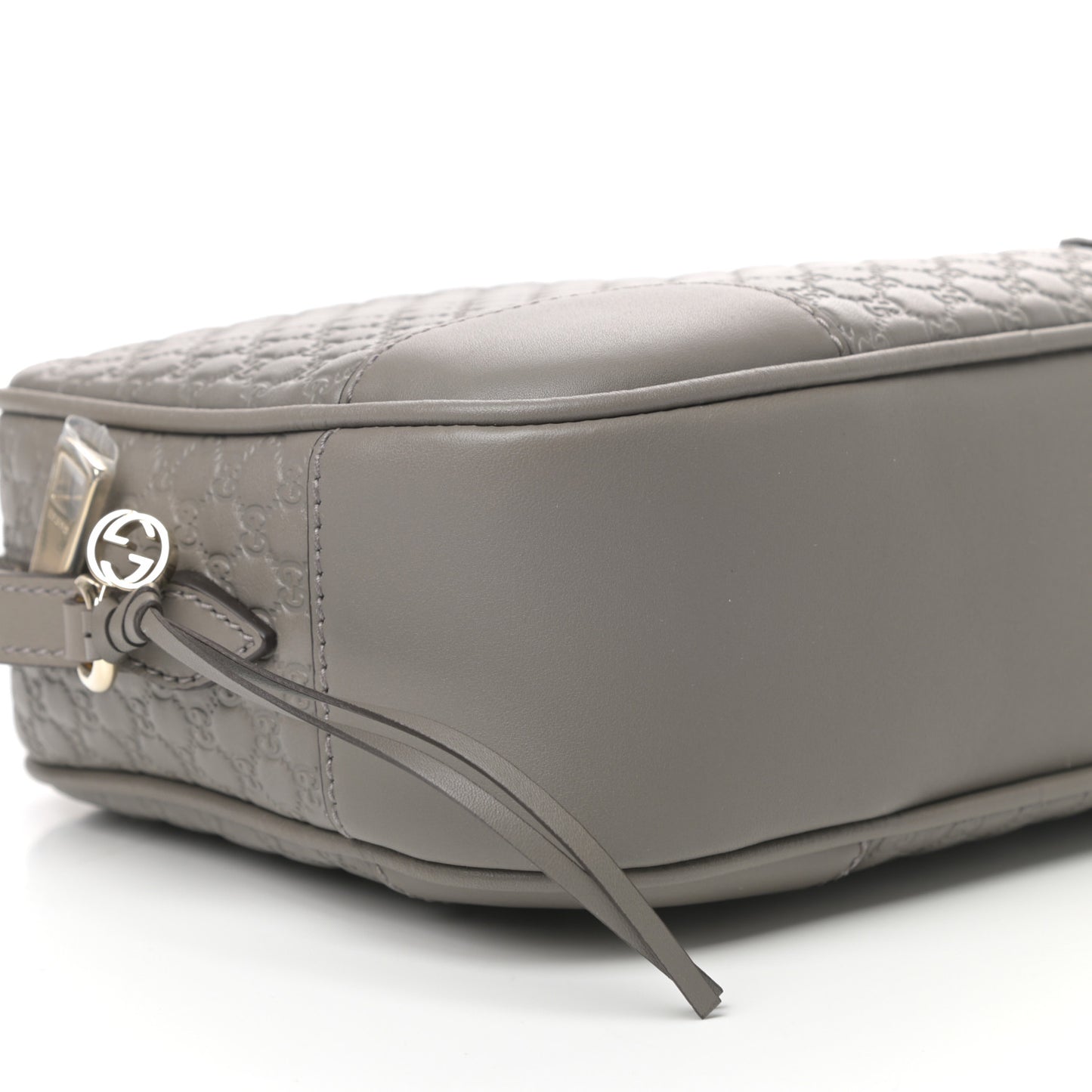 Microguccissima Mini Bree Messenger Bag Grey