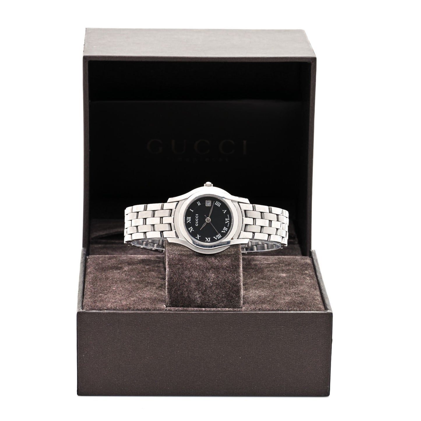 Stainless Steel 27mm 5500L Quartz Watch Black