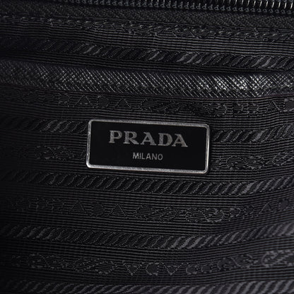 Prada Tessuto Nylon Saffiano Medium Backpack Black 6 of 12