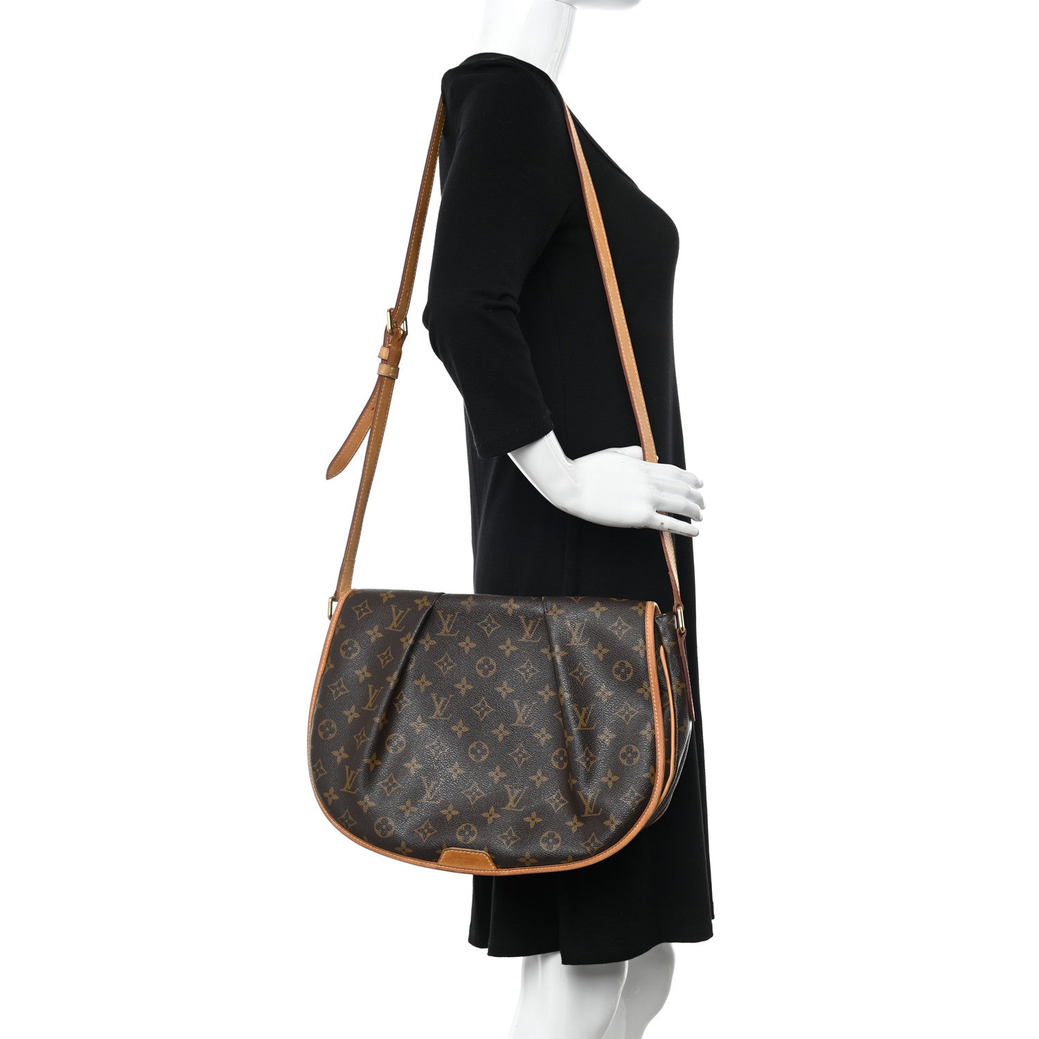Louis Vuitton Monogram Menilmontant MM 2 of 9