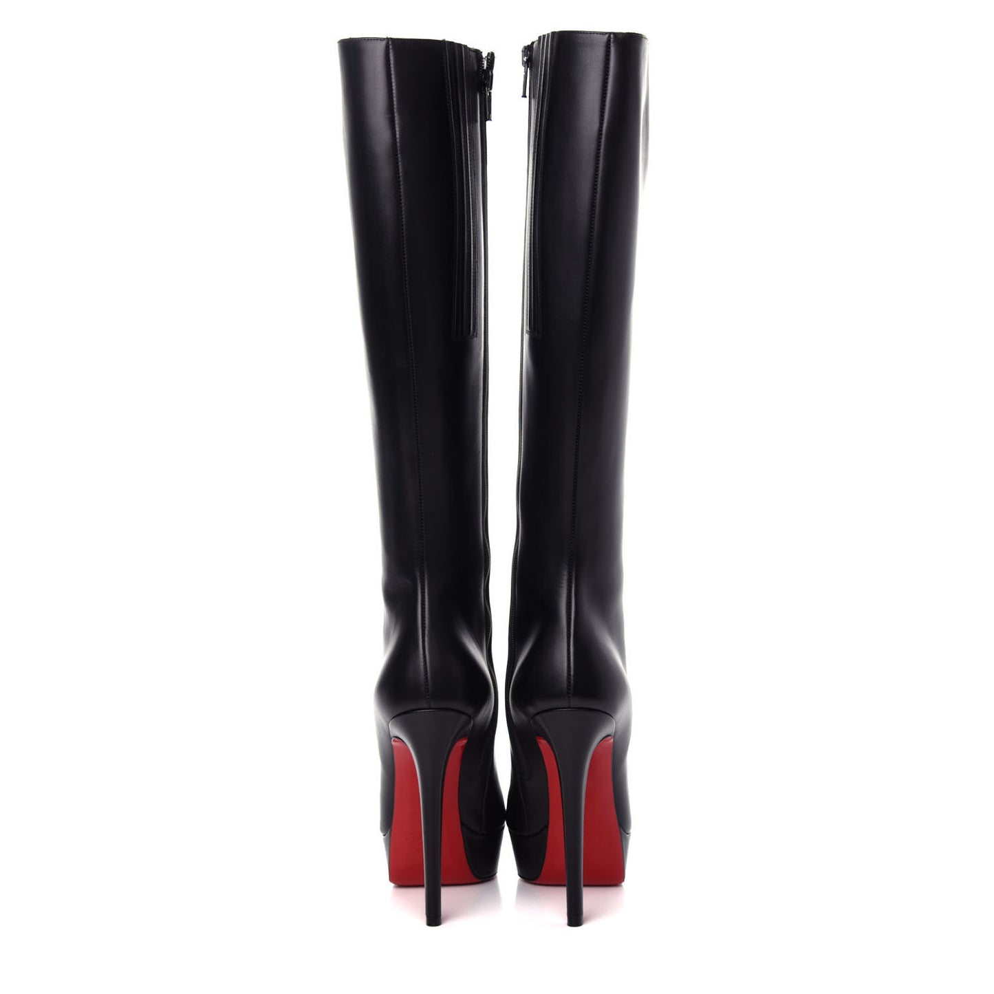 Calfskin Bianca Botta 140 Knee Boots 36 Black