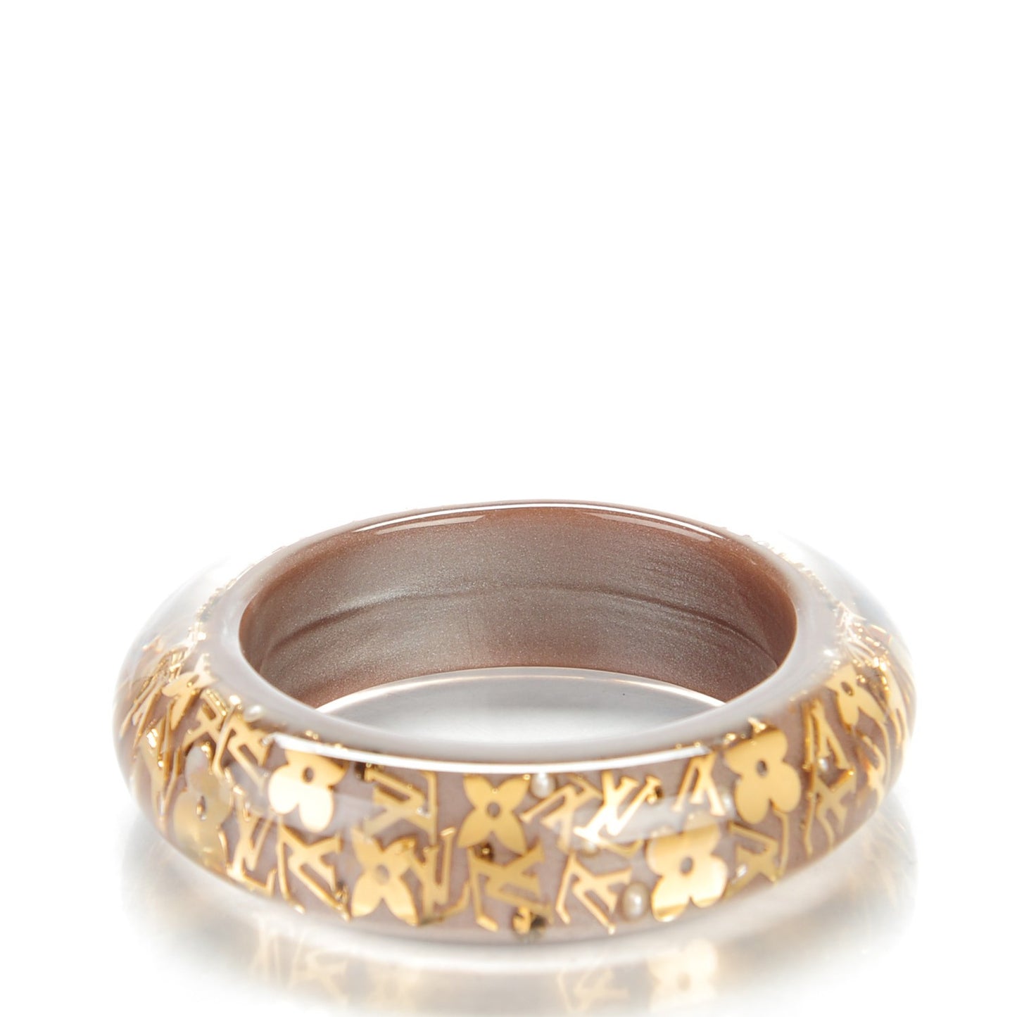 Resin Swarovski Medium Inclusion Bracelet GM Praline