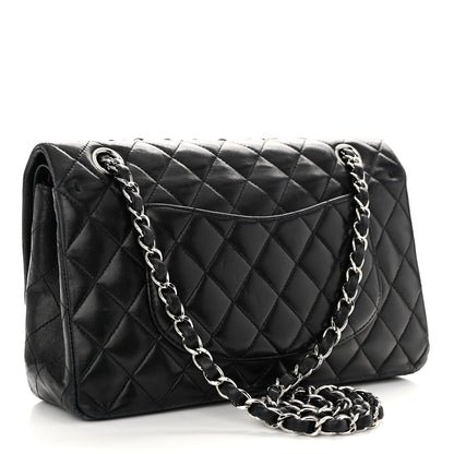 Chanel Lambskin Quilted Medium Double Flap Black 3 of 10