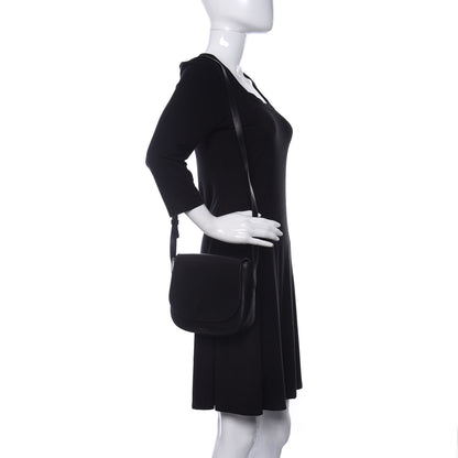 Mansur Gavriel Calfskin Flap Crossbody Bag Black 2 of 11