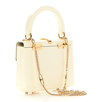 Gucci Plexiglass Mini Sylvie 1969 Top Handle Bag Ivory 3 of 10