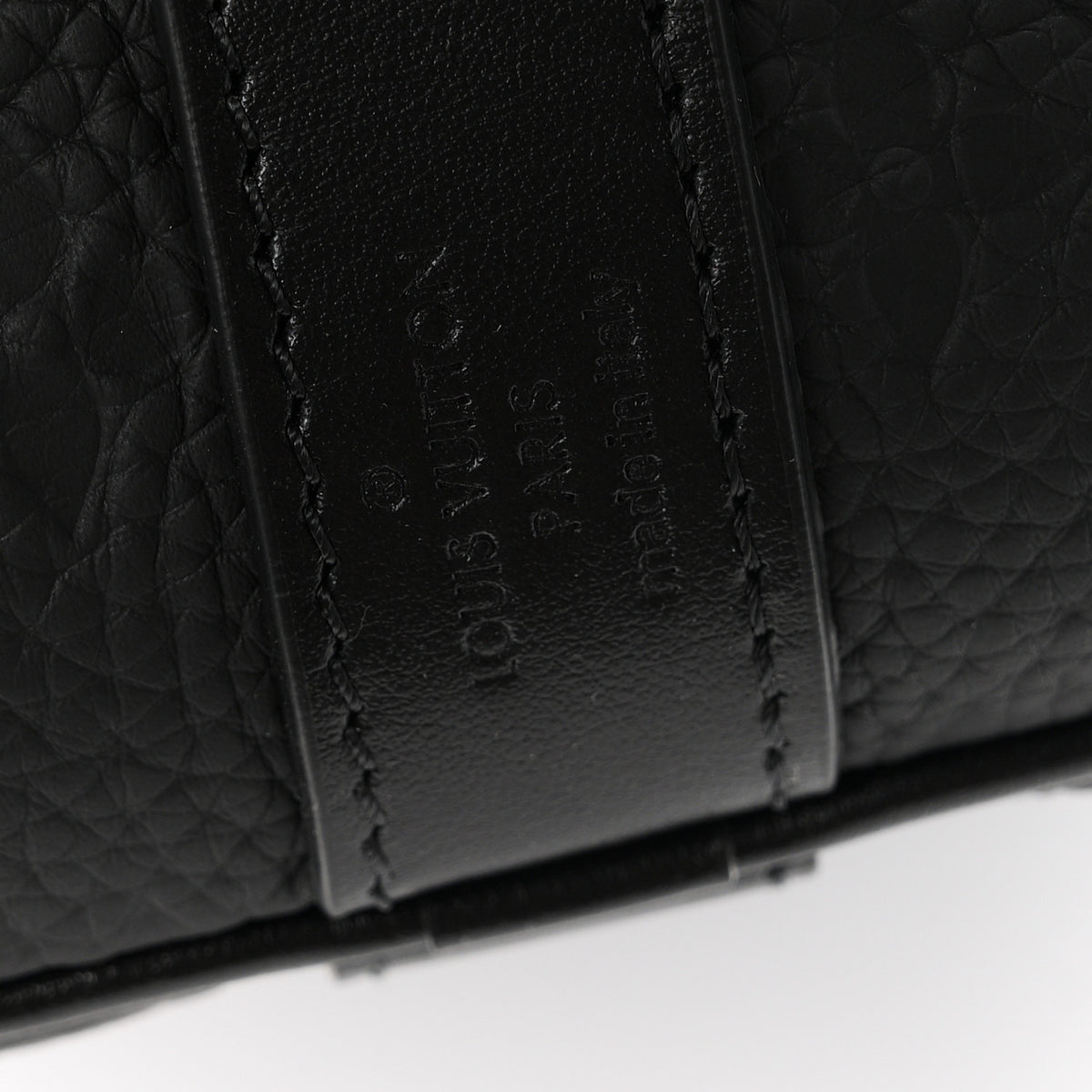 Louis Vuitton Taurillon Monogram Keepall Bandouliere 50 Black 5 of 8
