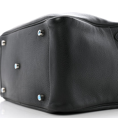 Hermes Taurillon Clemence Lindy 30 Black 10 of 12