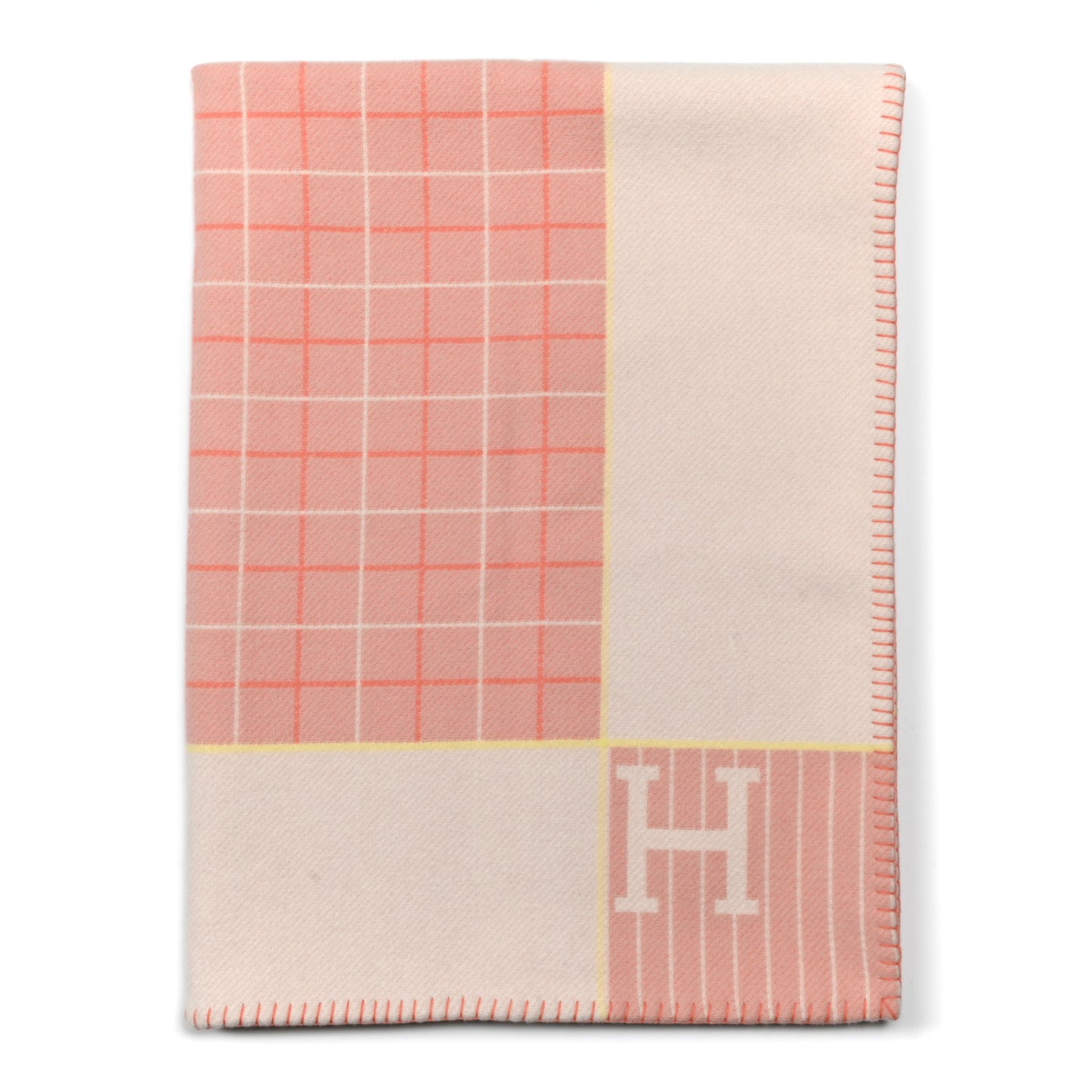 Wool Cashmere Avalon Cabriole Blanket Melon