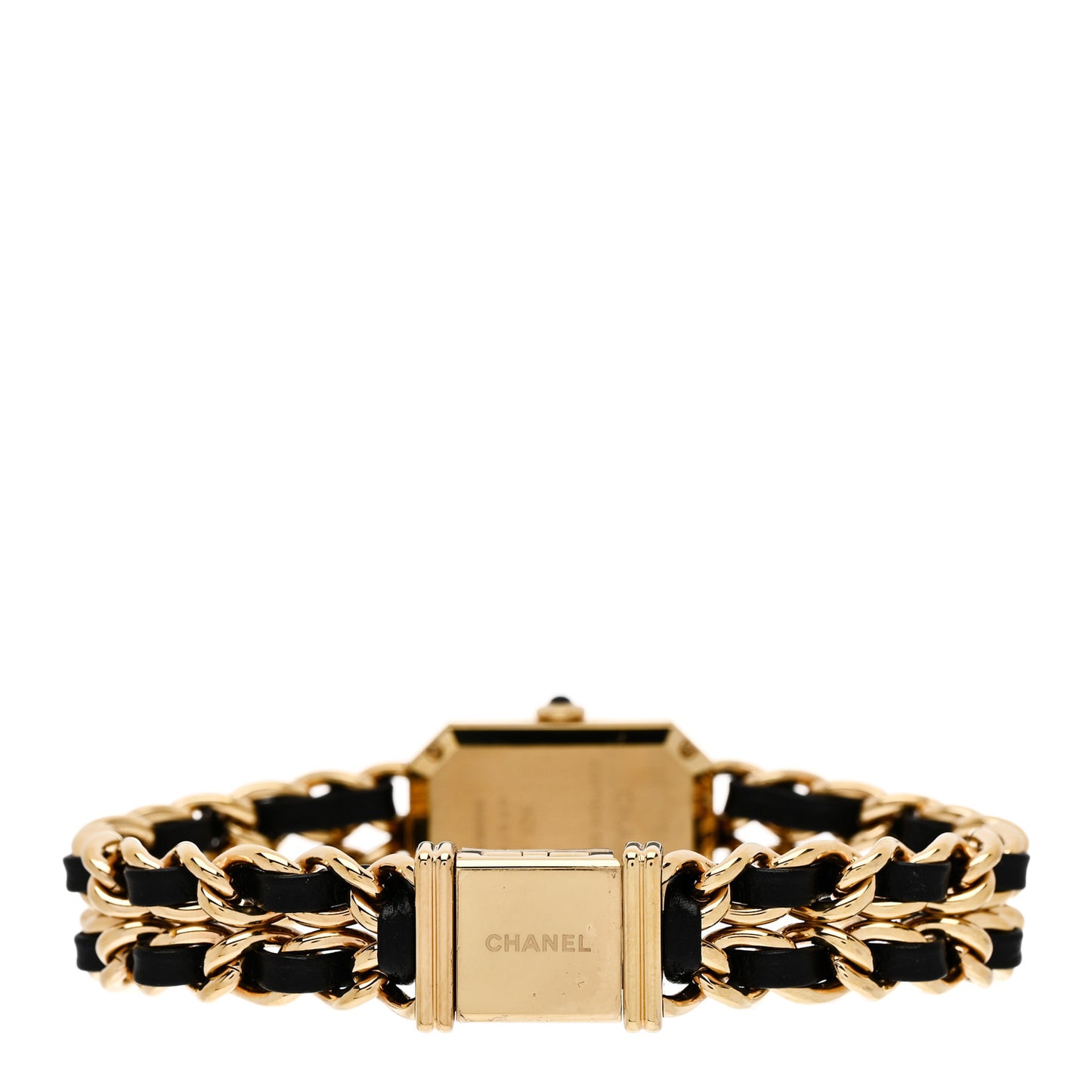 Stainless Steel Lambskin 20mm Chain Premiere Quartz Watch Gold XL