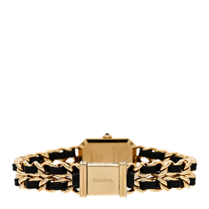 Chanel Stainless Steel Lambskin 20mm Chain Premiere Quartz Watch Gold XL 8 of 9