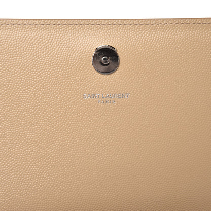Saint Laurent Grain De Poudre Medium Monogram Kate Satchel Nude Powder 7 of 7