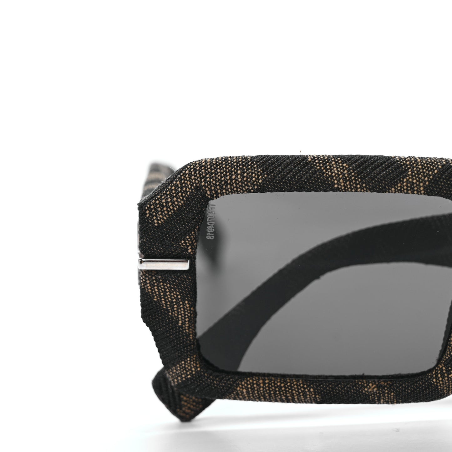 Fabric Jacquard FF Fendigraphy Square Sunglasses FE400745U Brown