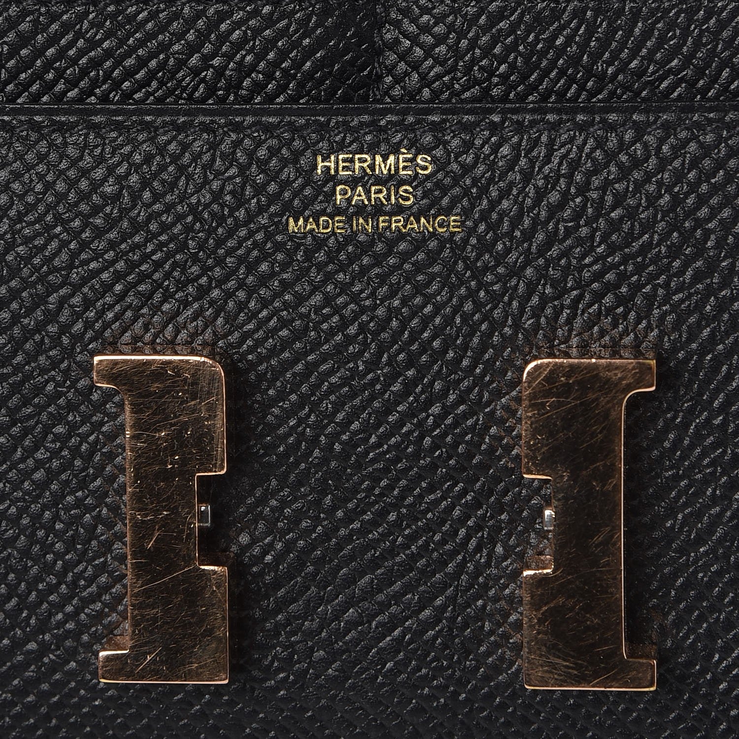 Hermes Epsom Constance Short Wallet Black 7 of 10