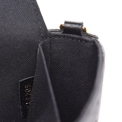 Louis Vuitton Empreinte Pochette Felicie Chain Wallet Black 7 of 9