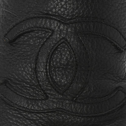 Chanel Calfskin CC Espadrille Mules 39 Black 12 of 12