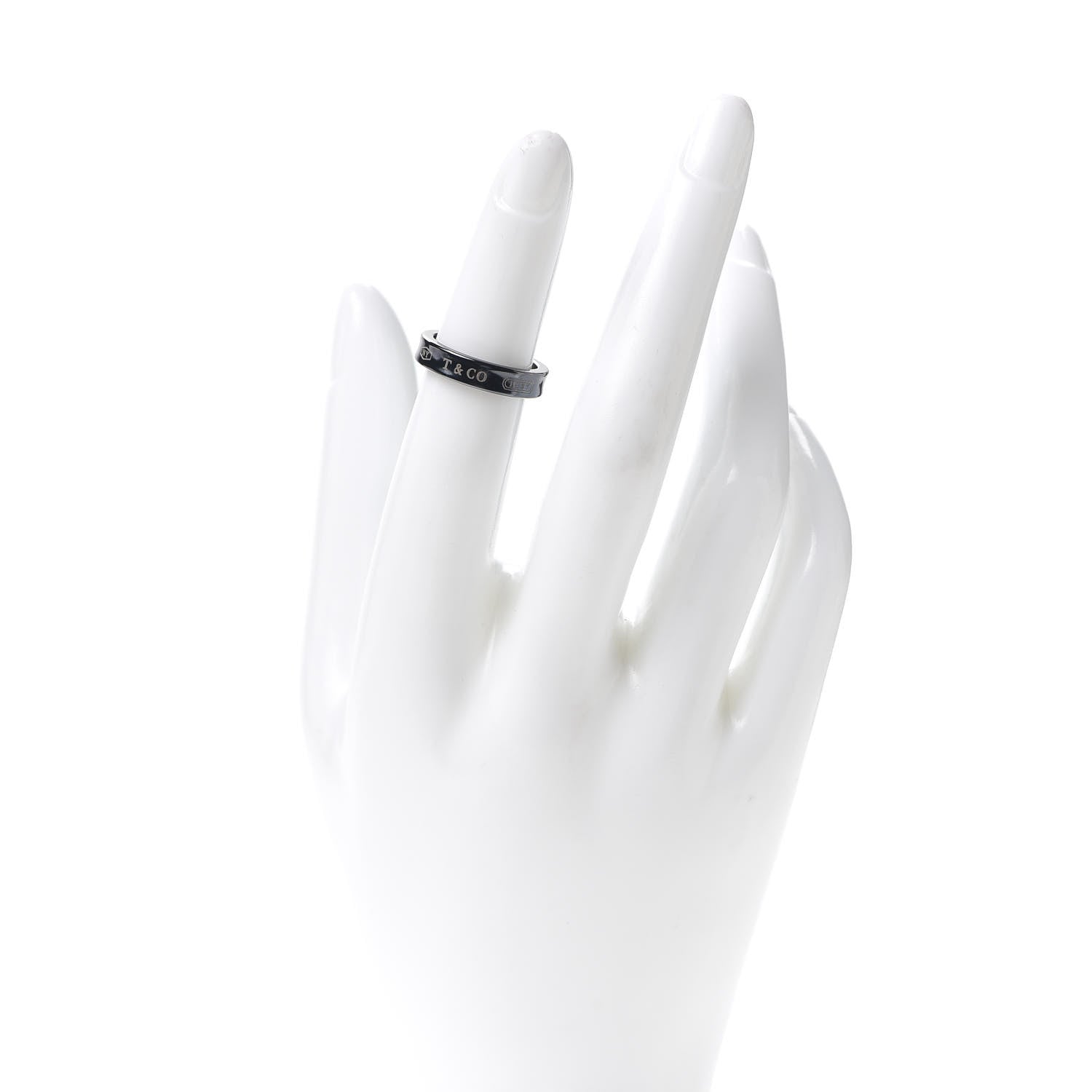 Tiffany Titanium 4mm 1837 Narrow Ring 48 4.5 2 of 5