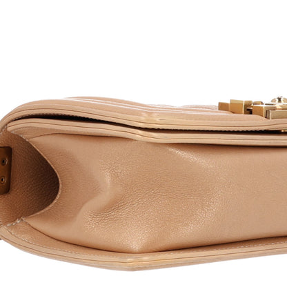 Chanel Metallic Caviar Quilted Small Boy Flap Gold 9 of 10