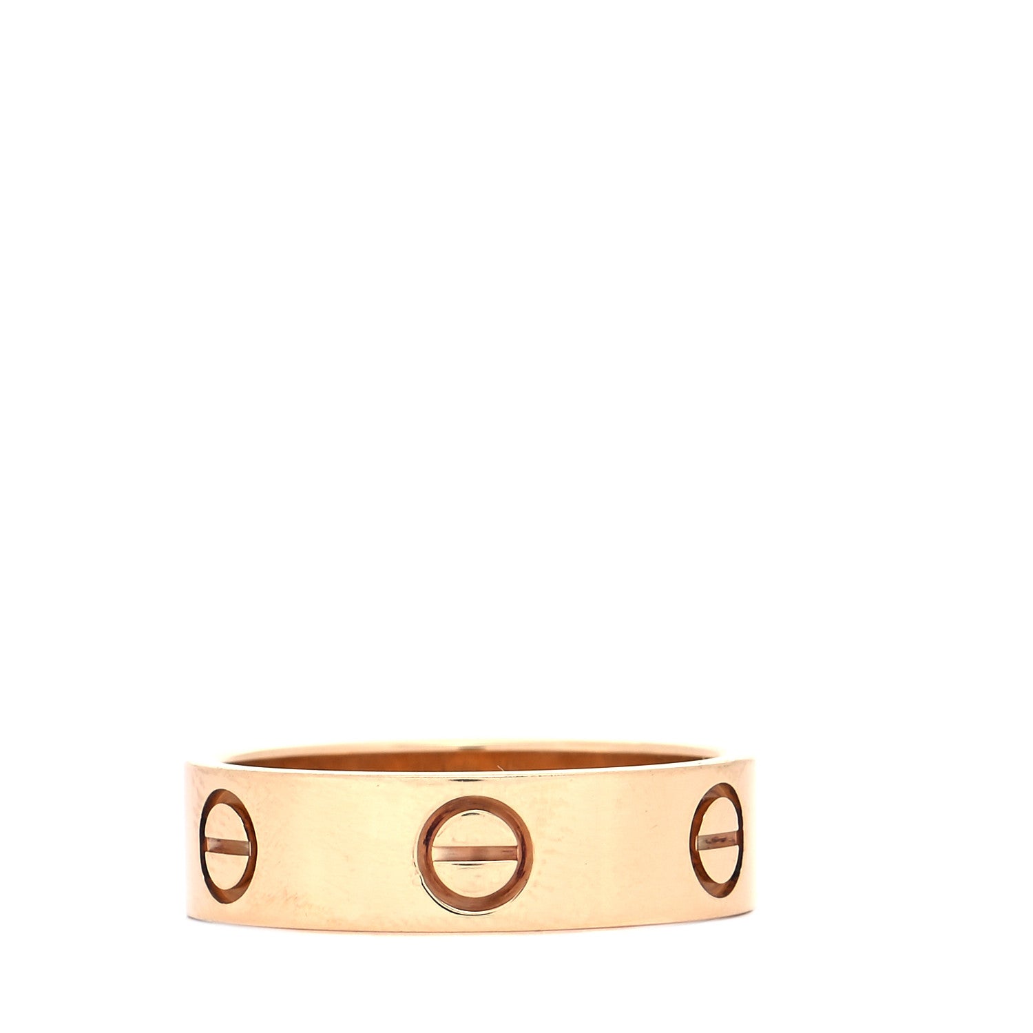 Cartier 18K Yellow Gold 5.5mm LOVE Ring 54 6.75 1 of 5