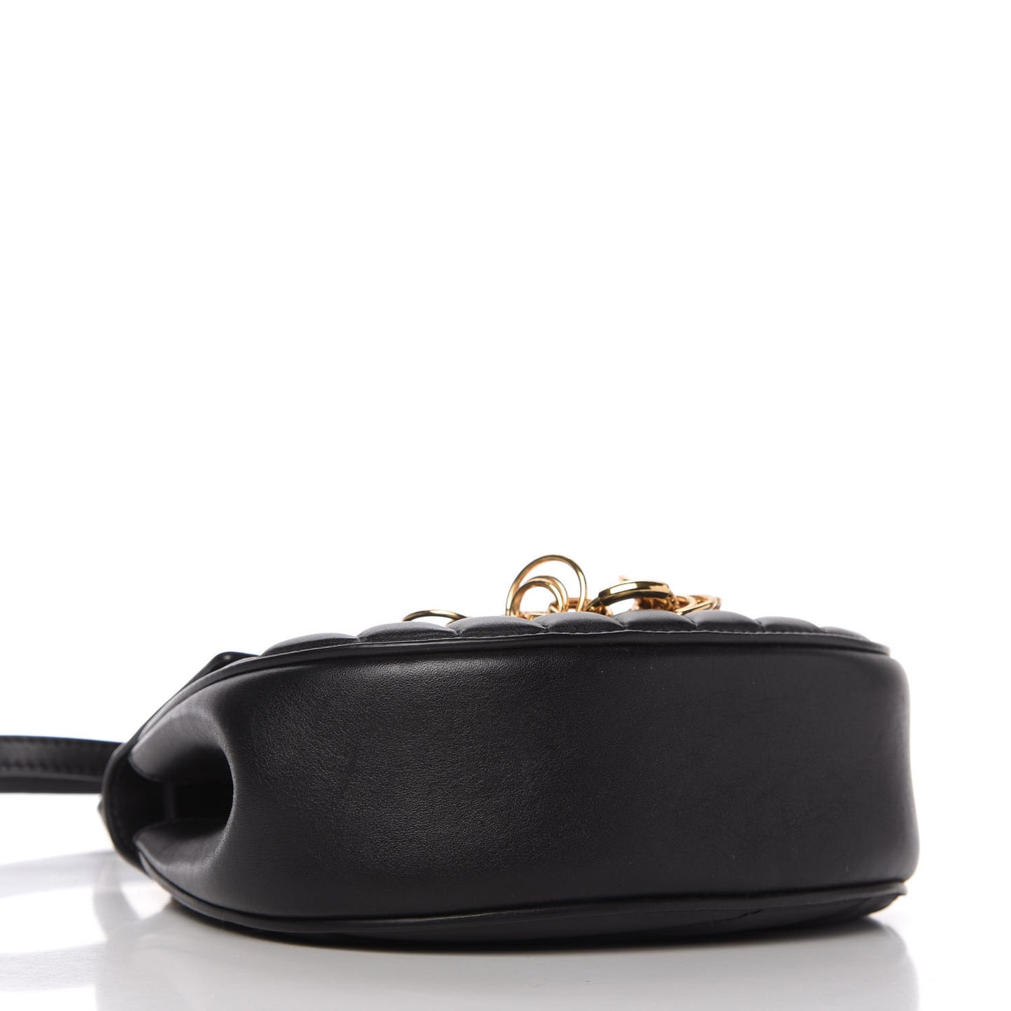 Calfskin Quilted Mini Drew Bijou Shoulder Bag Black