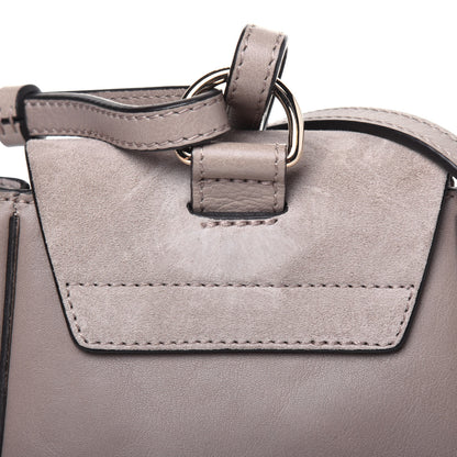 Chloe Suede Calfskin Mini Faye Backpack Motty Grey 16 of 17