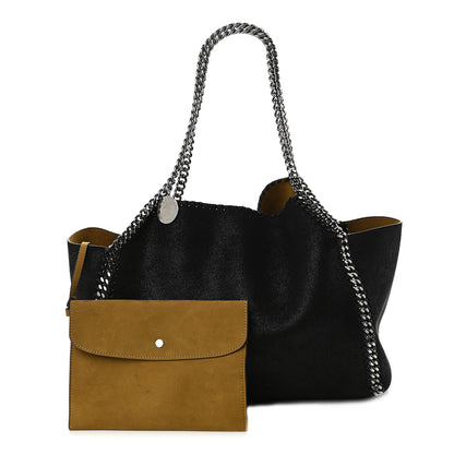 Stella McCartney Shaggy Deer Falabella Reversible Tote Black 1 of 11