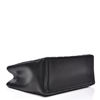 Chanel Caviar Quilted Grand Shopping Tote GST Black 4 of 14