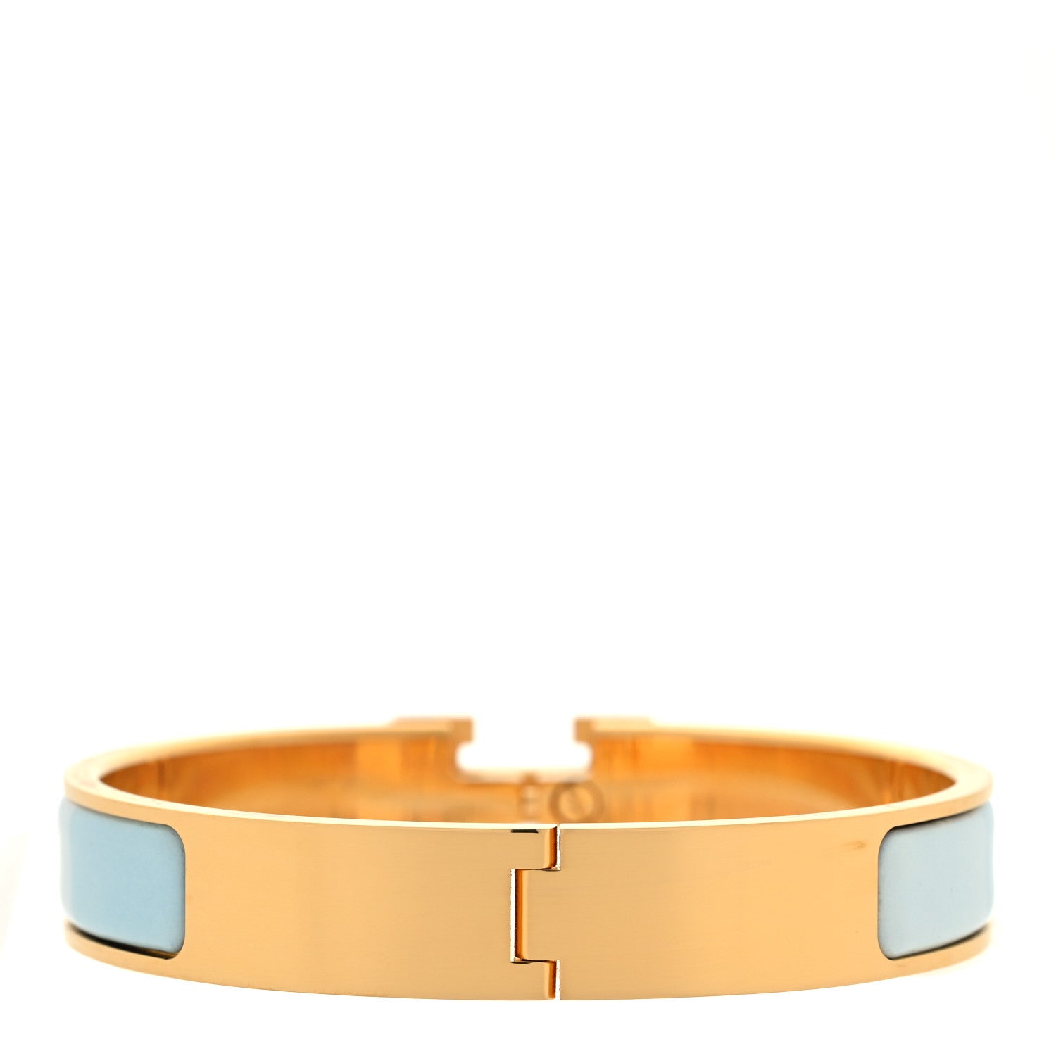Hermes Enamel Narrow Clic Clac H Rainbow Bracelet PM Rainbow Bleu 3 of 5
