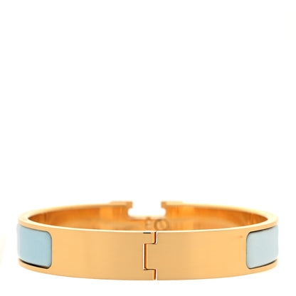Hermes Enamel Narrow Clic Clac H Rainbow Bracelet PM Rainbow Bleu 3 of 5