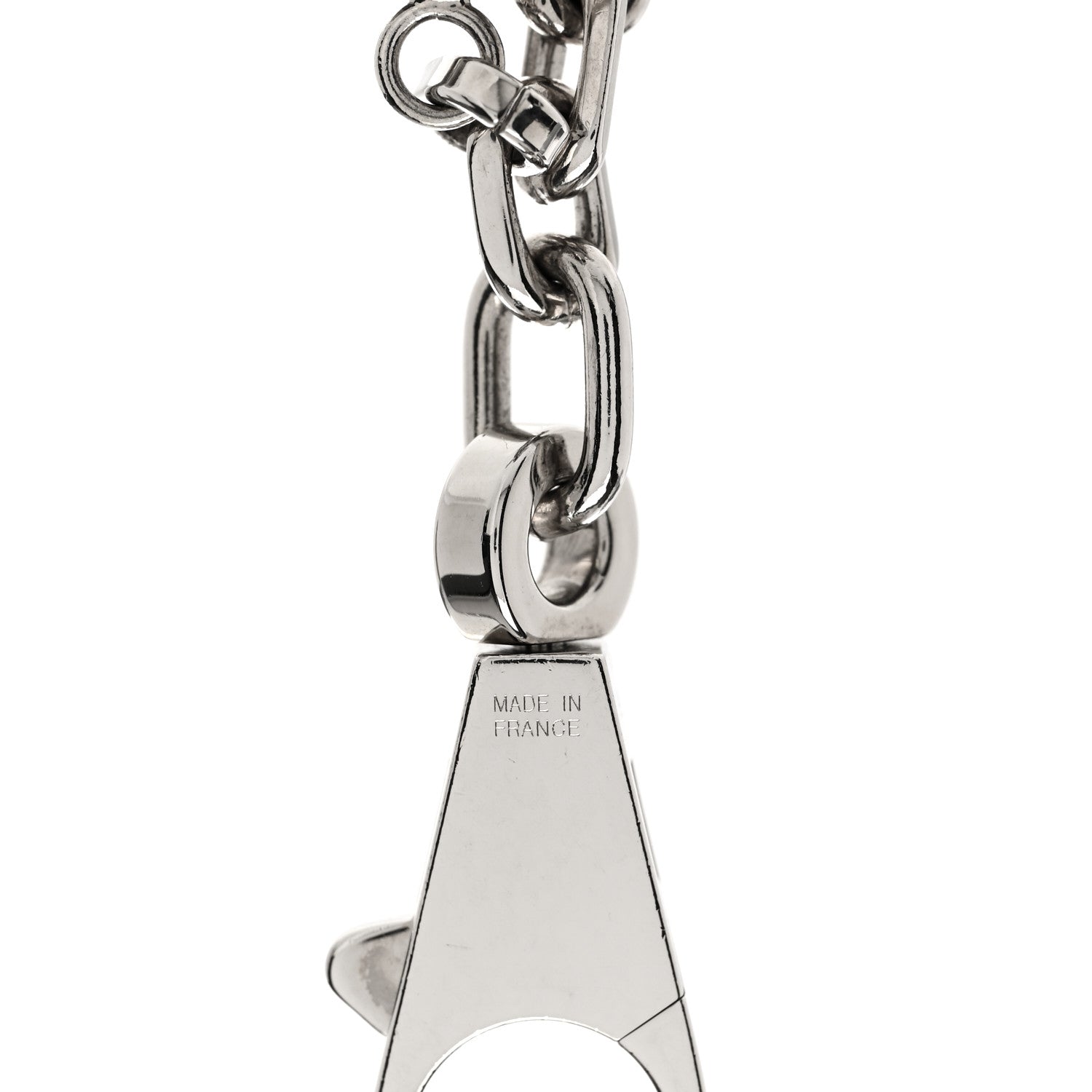 Hermes Palladium Breloque Bag Charm Silver 3 of 3