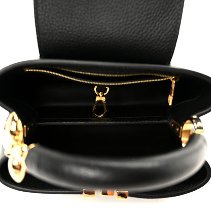 Louis Vuitton Taurillon Embellished Flower Handle Capucines BB  Black 5 of 9