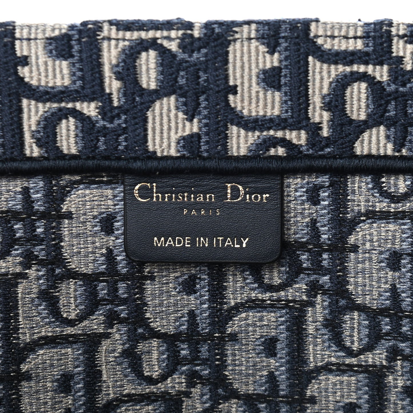 Oblique Book Tote Blue Multicolor