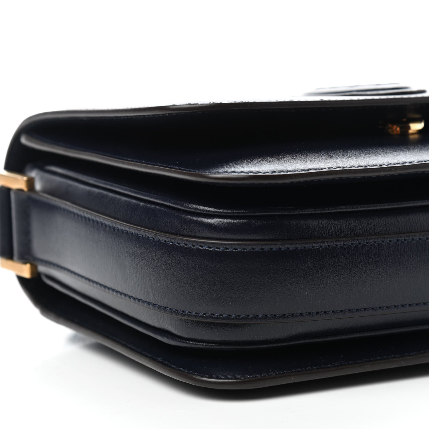 Saint Laurent Calfskin Le 61 Shoulder Bag Navy 8 of 9