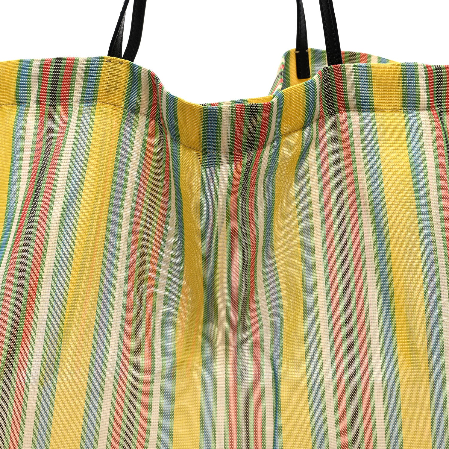 The Row Mesh Saddle Calfskin Barn Tote Bag Multicolor 8 of 10