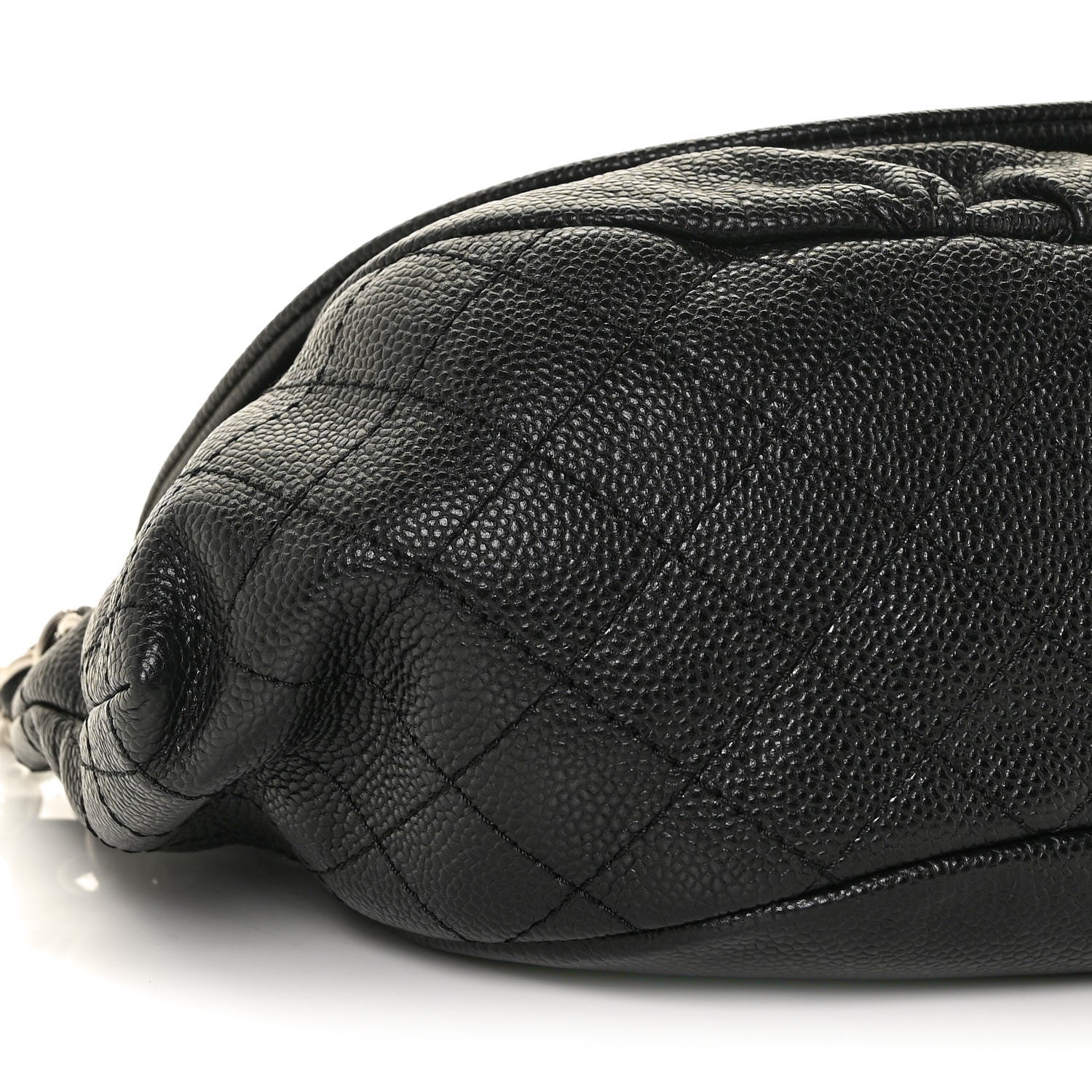 Chanel Caviar Half Moon Large Flap Black 8 of 9
