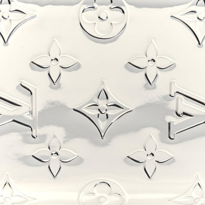 Louis Vuitton Monogram Mirror Zippy Wallet Silver 7 of 7