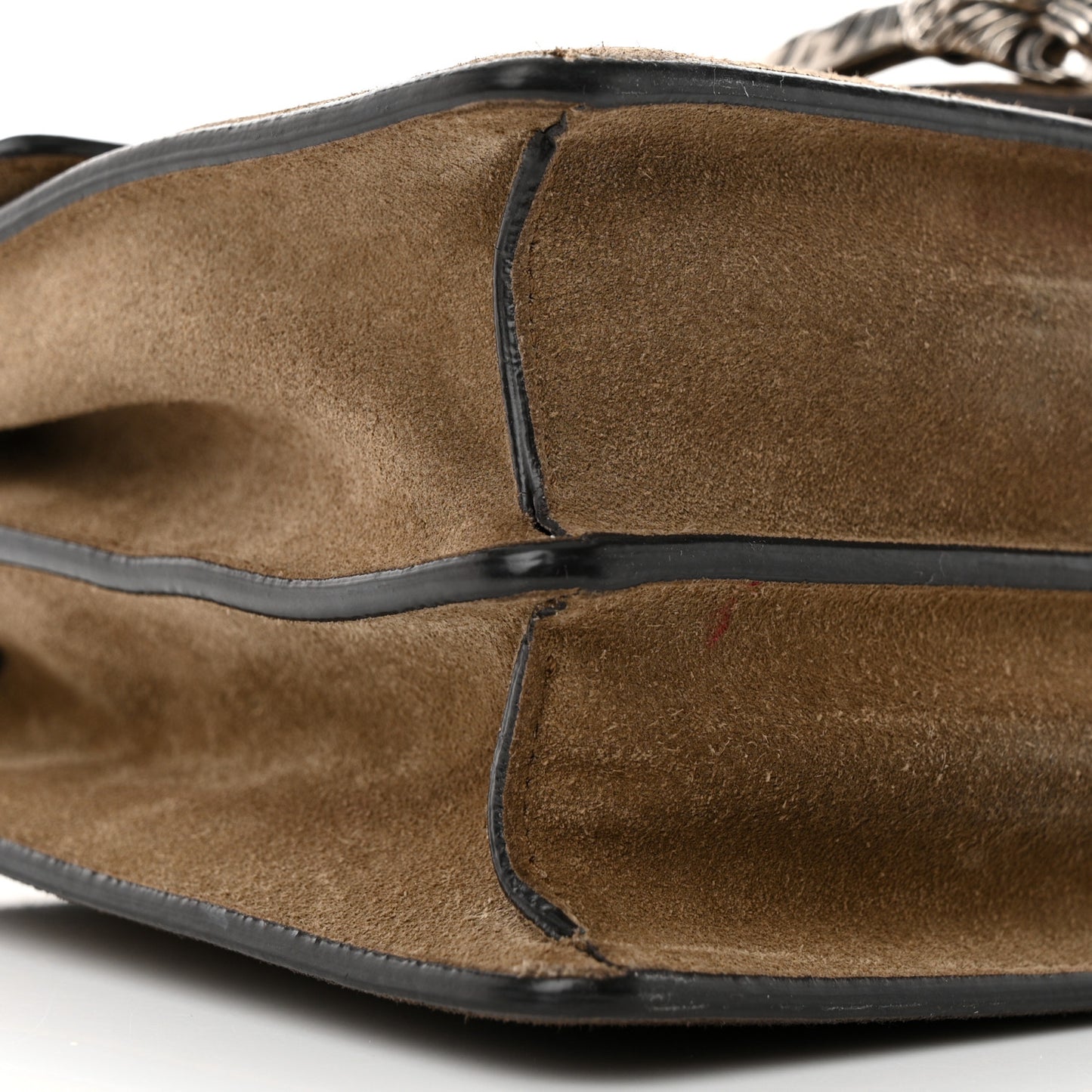 Suede Small Dionysus Shoulder Bag Taupe