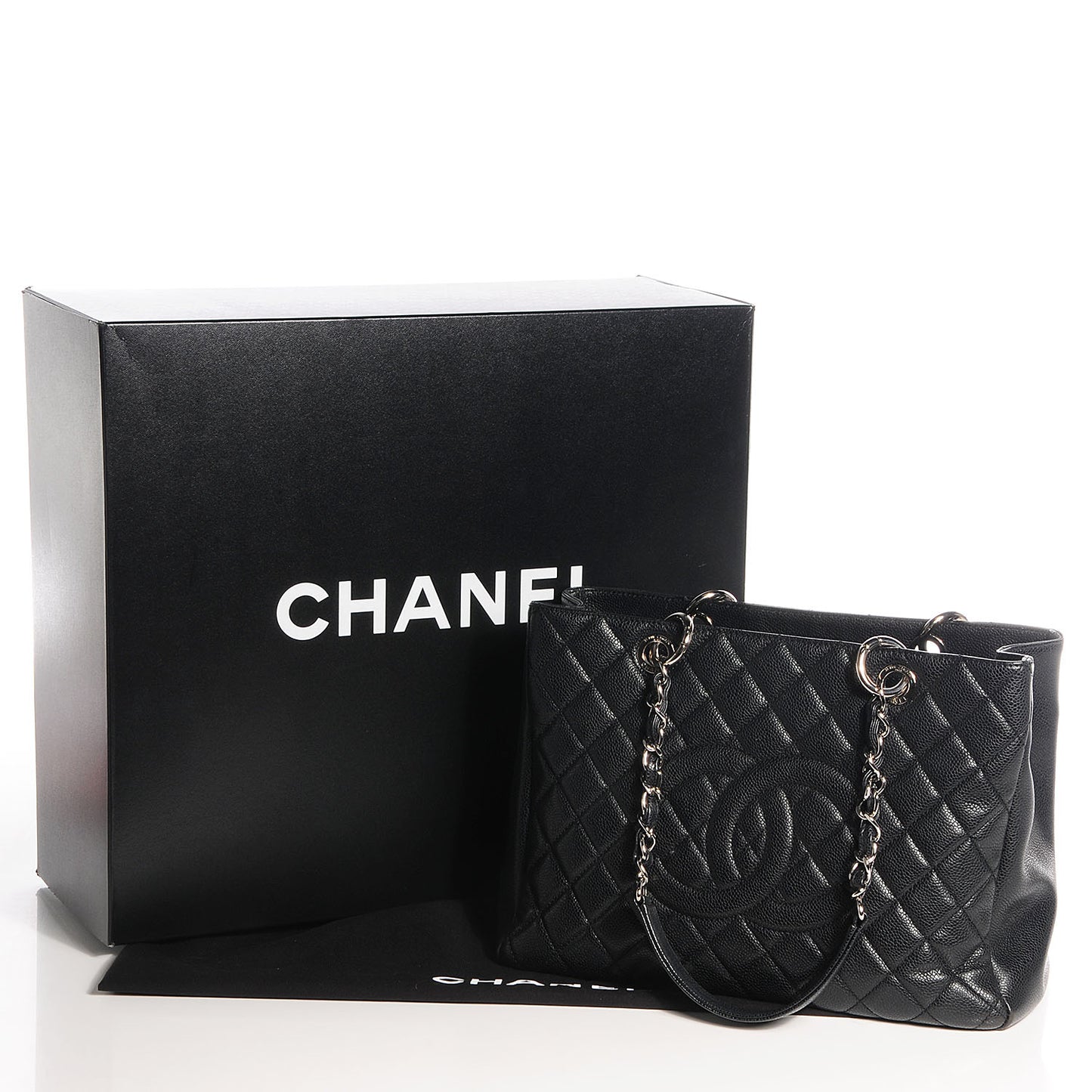 Caviar Grand Shopping Tote GST Black