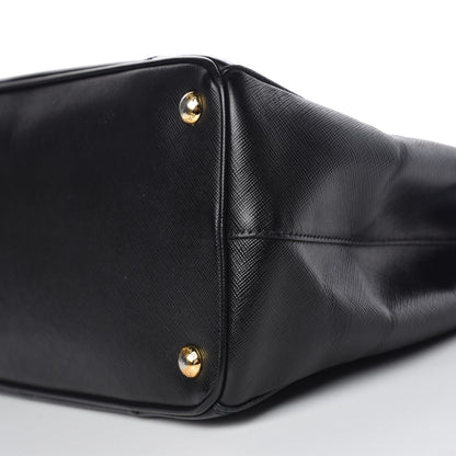 Prada Saffiano Medium Galleria Double Zip Tote Black 14 of 20