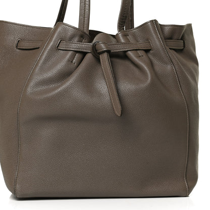 Celine Soft Grained Calfskin Small Belt Cabas Phantom Taupe 9 of 13