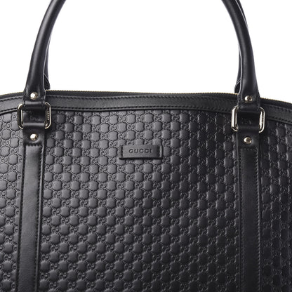 Gucci Soft Microguccissima Large Dome Satchel Black 9 of 9
